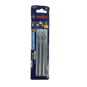 BOSCH‎ T345XF3 Jigsaw Blade 3 Piece T-Shank 5" Progressor for Wood with Nails